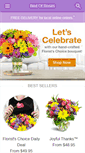 Mobile Screenshot of bedofrosesflorist.com